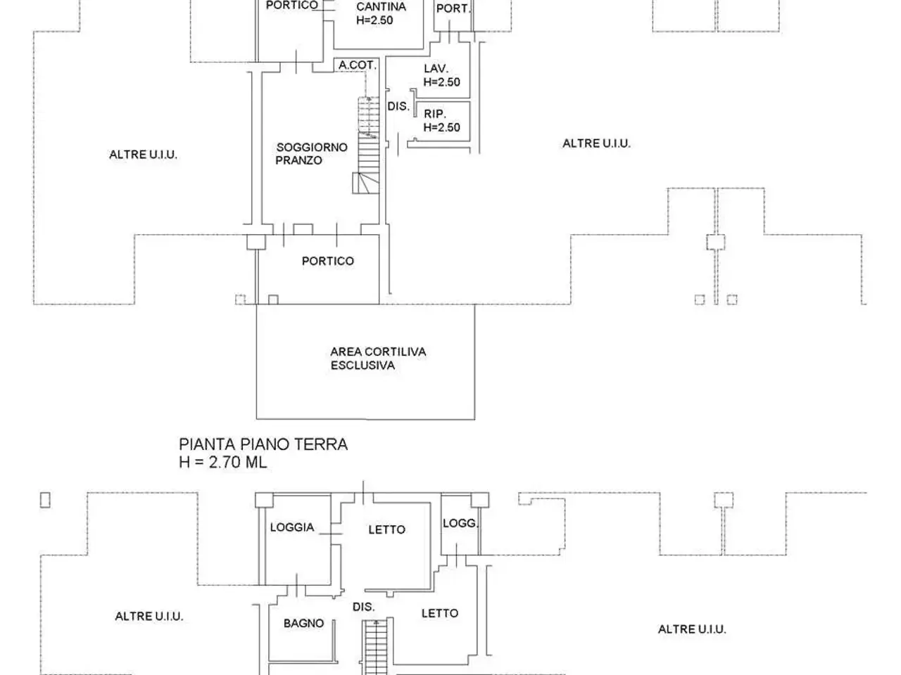 Villa a schiera in vendita, Reggio nell'Emilia - Planimetria 1