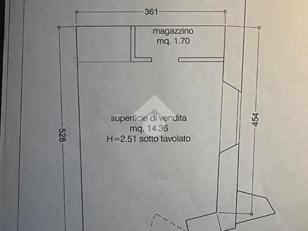 Negozio in Via Campana 39, Treviso, {3} - Planimetria 1