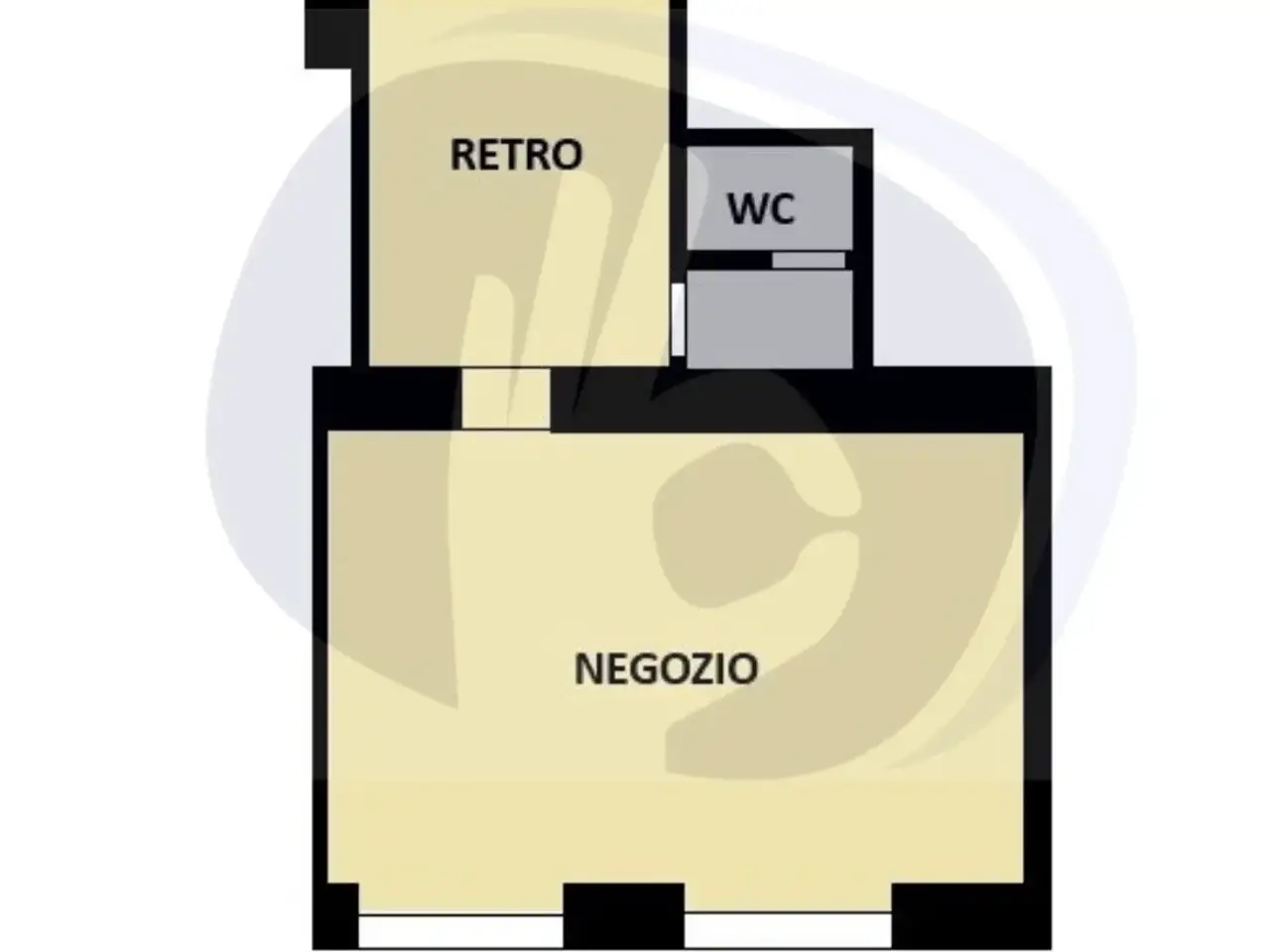 Negozio in , Milano, {3} - Planimetria 1