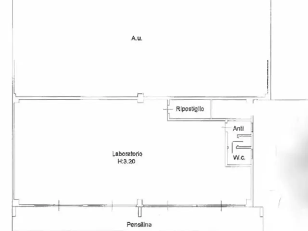 Capannone in Via G. di Vittorio 20, Castel Mella, {3} - Planimetria 1