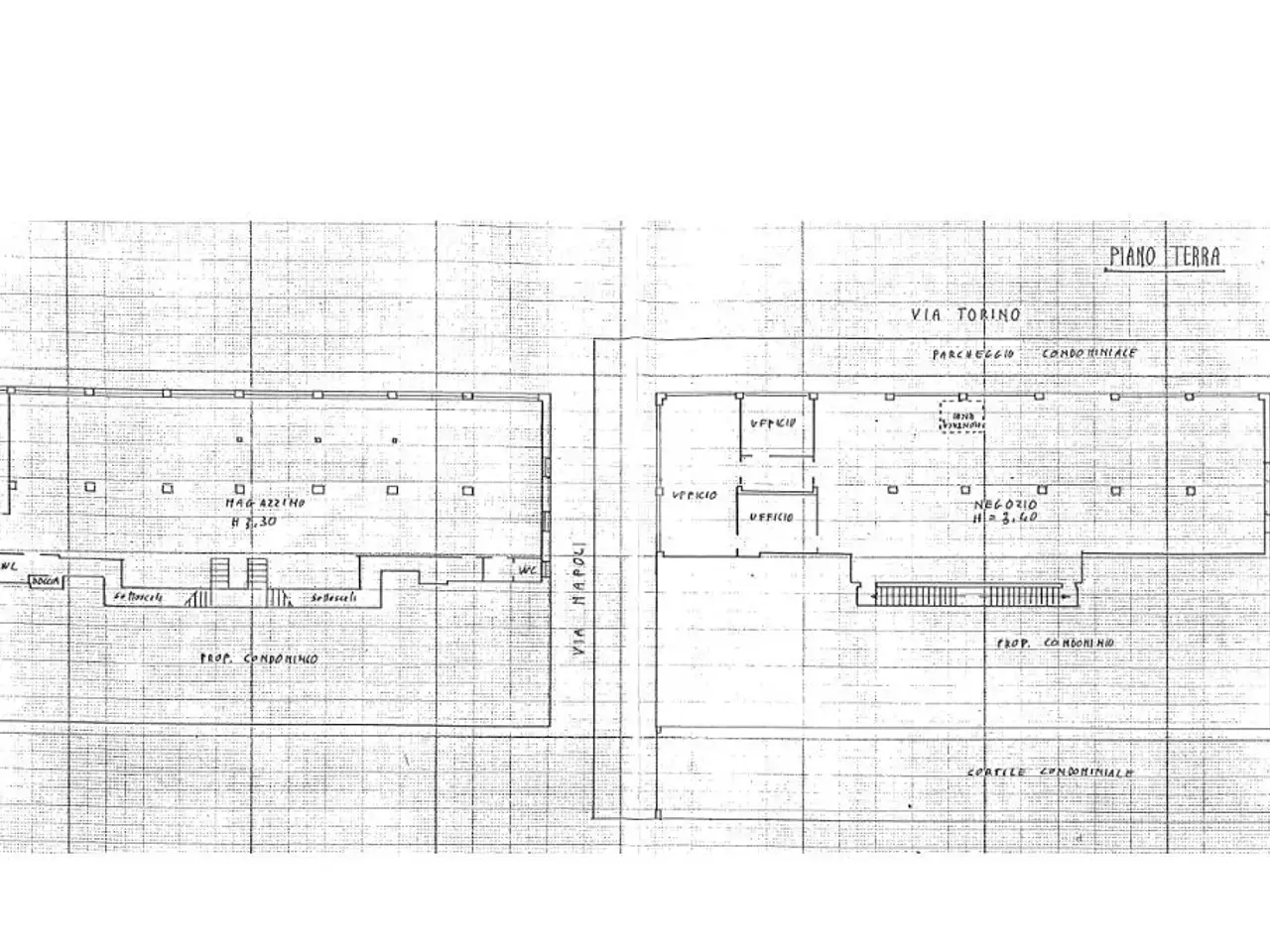 Negozio in Via Torino 24, Brescia, {3} - Planimetria 1