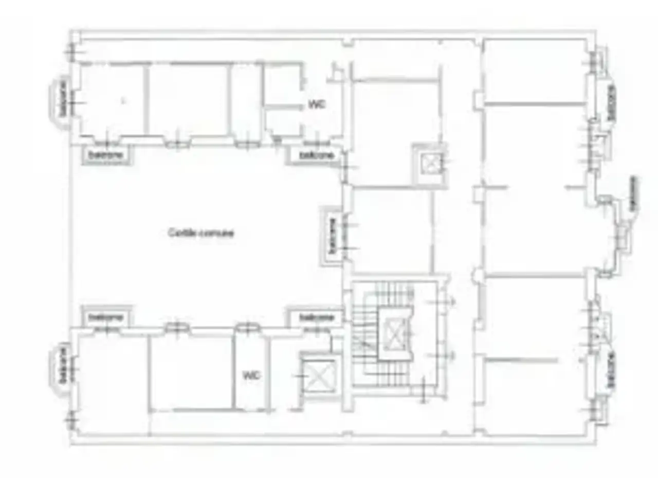 Ufficio in Via San Gregorio 29, Milano, {3} - Planimetria 1