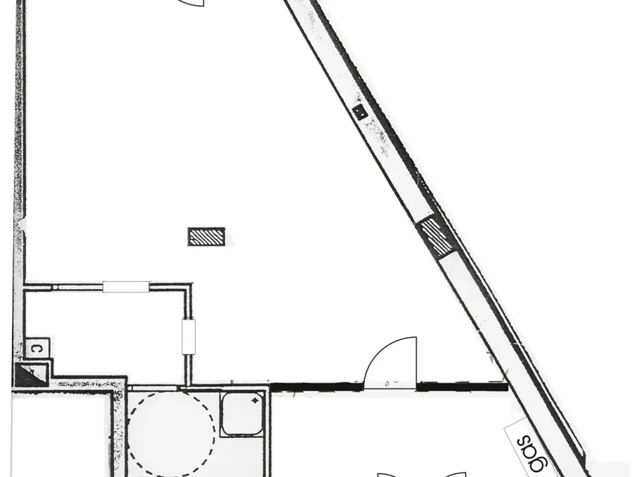 Negozio in Via Giramo 9, Abbiategrasso, {3} - Planimetria 1