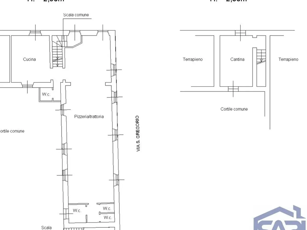 Esercizio commerciale in Via Abate d'Adda 48, Arcore, {3} - Planimetria 1