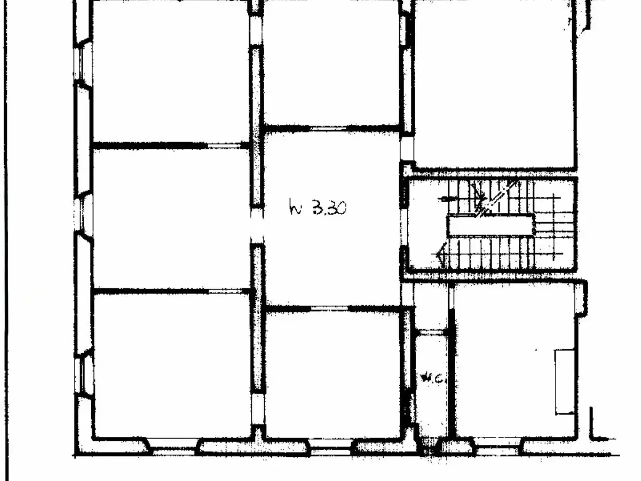 Ufficio in Regina Margherita 55100, Lucca, {3} - Planimetria 1