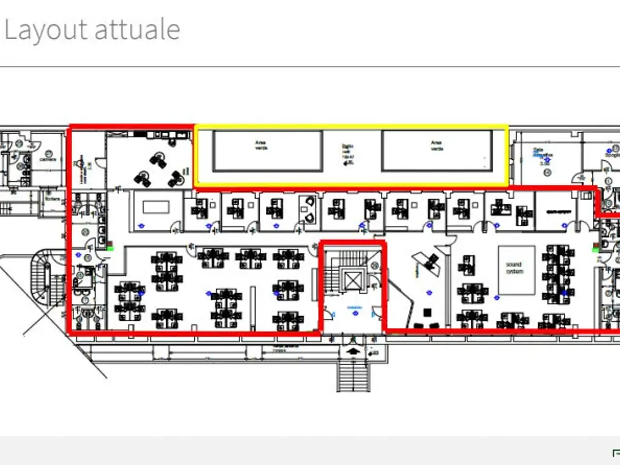 Ufficio in Via Decembrio 28, Milano, {3} - Planimetria 1