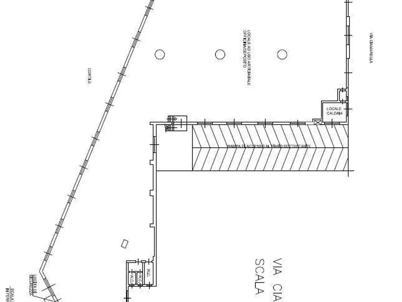 Magazzino in Via Ciamarella 35, Torino, {3} - Planimetria 1