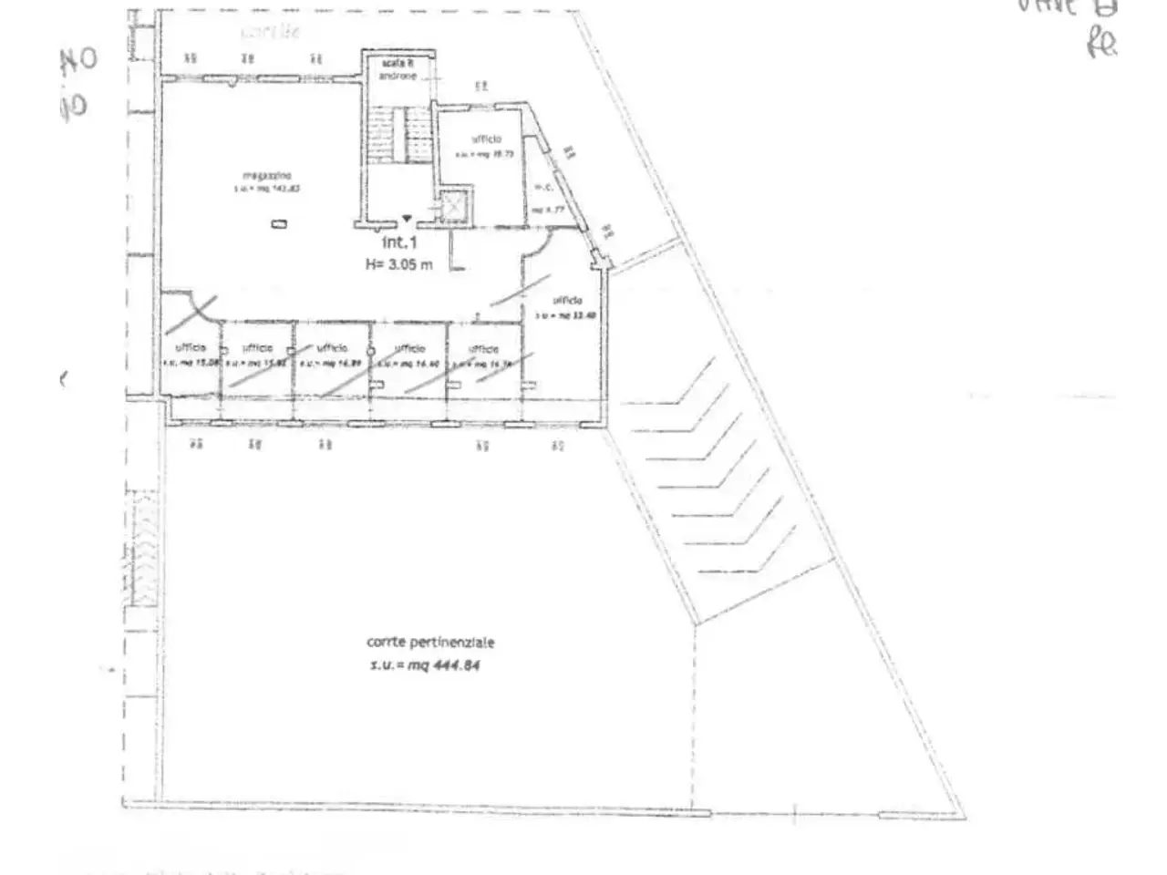 Capannone in Viale Sandro Pertini 143, Calvizzano, {3} - Planimetria 1