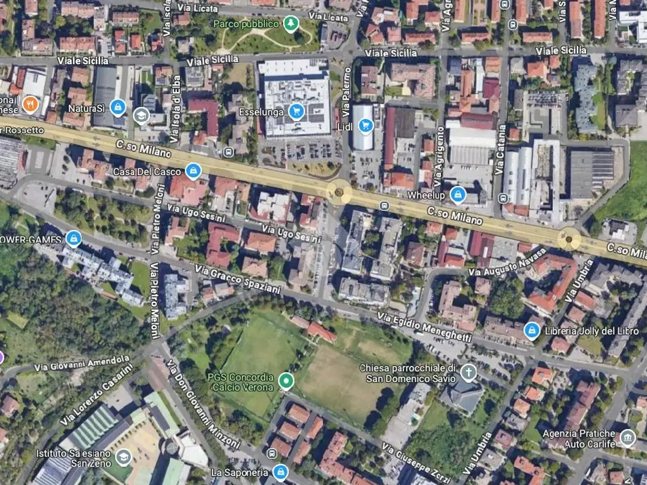 Negozio in Via Ugo Sesini 2, Verona, {3} - Planimetria 1