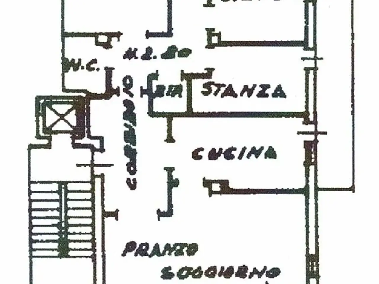 Appartamento, Venezia - Planimetria 1