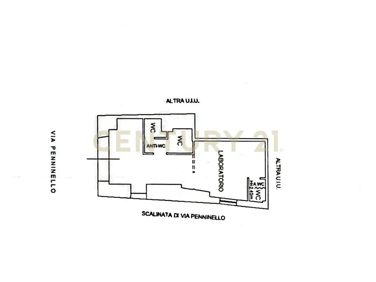 Negozio in Via Penninello 51, Catania, {3} - Planimetria 1