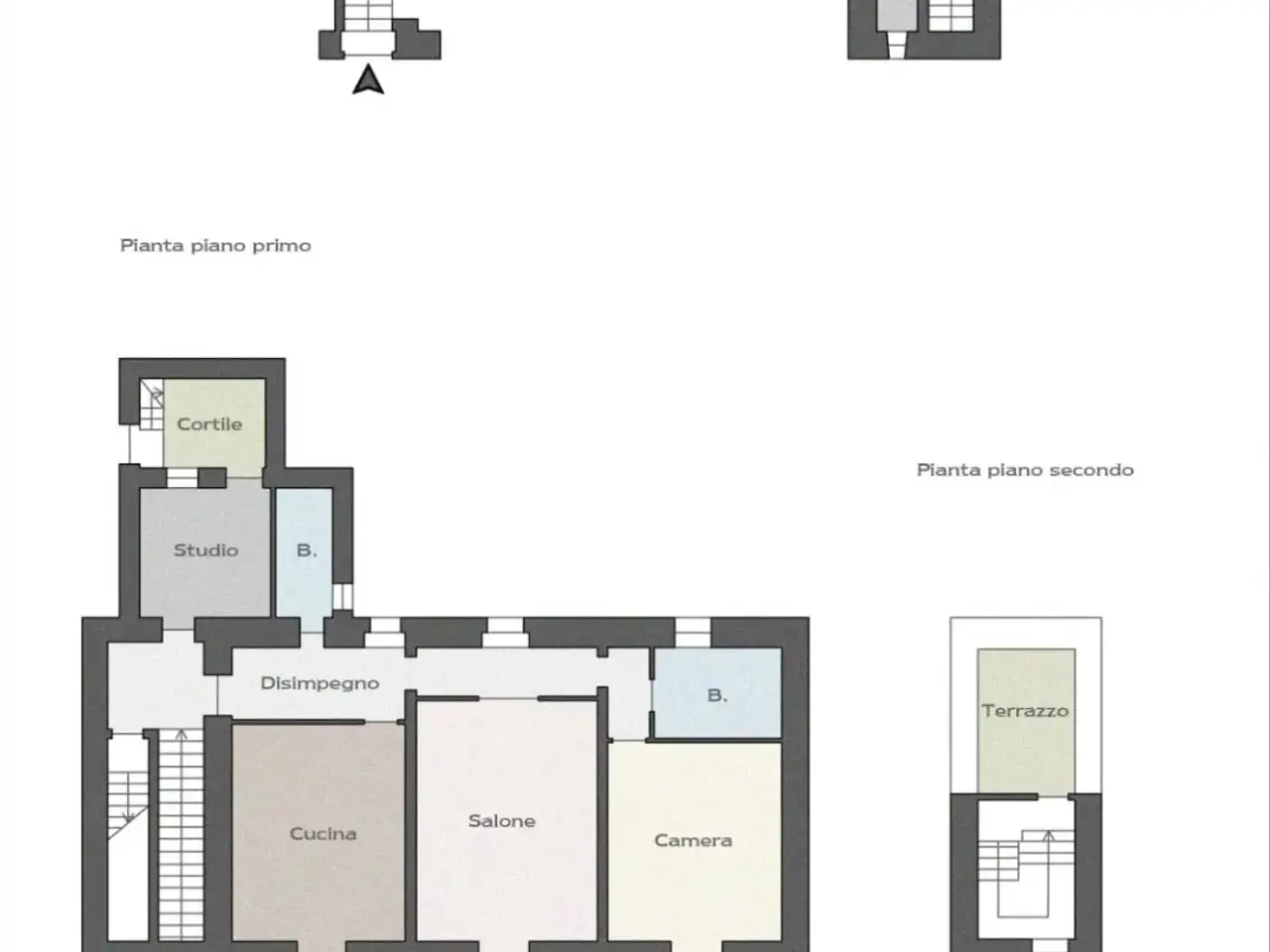 Palazzo in vendita, Via Silvio Spaventa 16, Noto - Planimetria 1