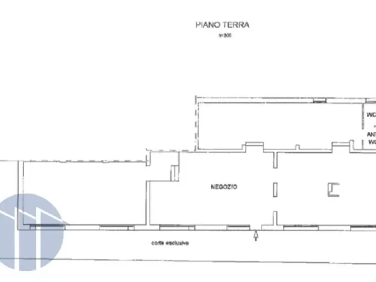 Negozio in Via Montenero 5, Cividale Del Friuli, {3} - Planimetria 1