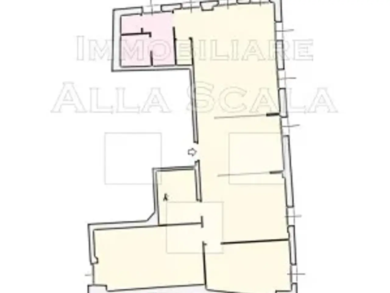 Ufficio in Via dei Piatti, Milano, {3} - Planimetria 1