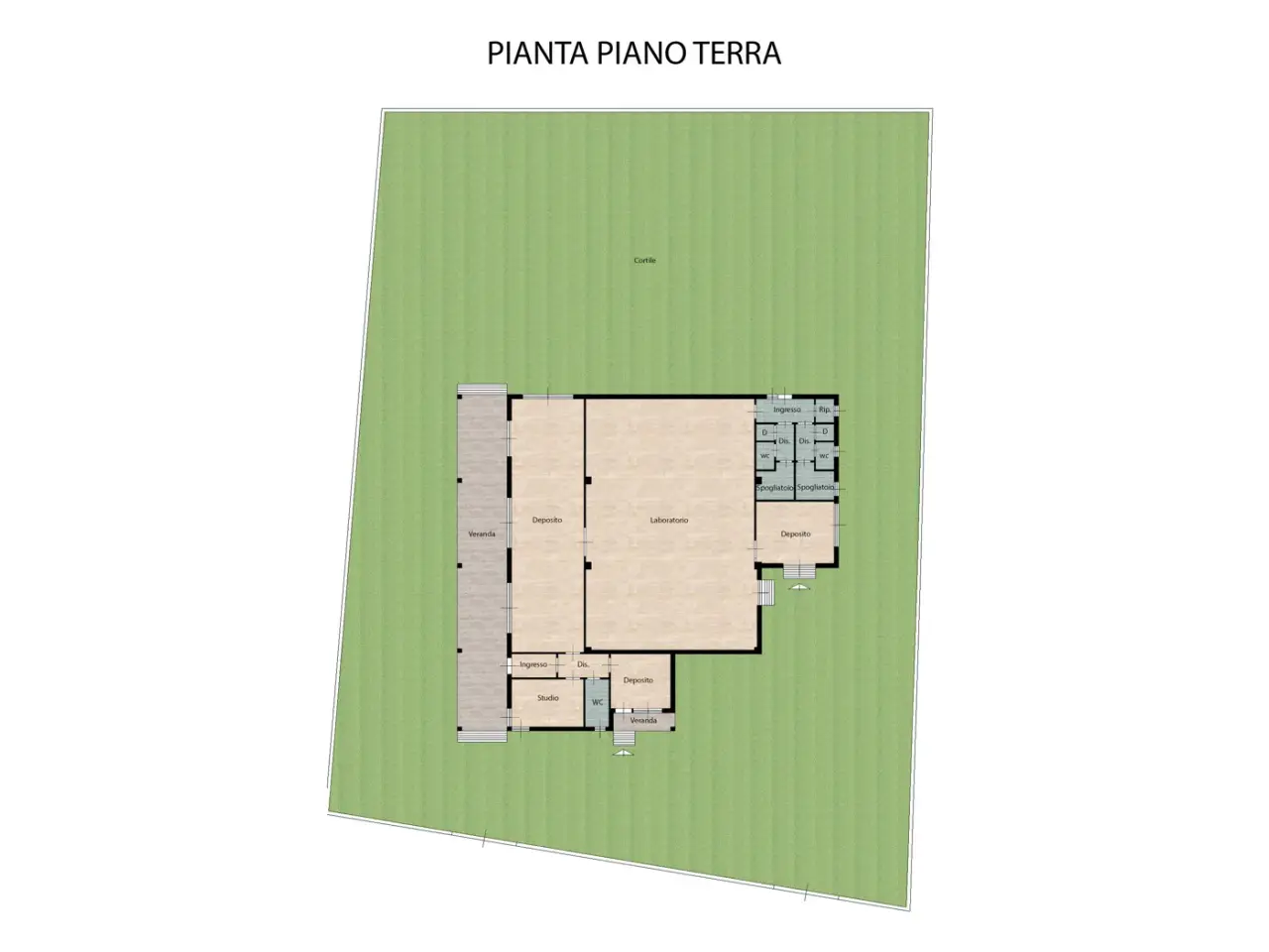 Capannone in , Sanluri, {3} - Planimetria 1