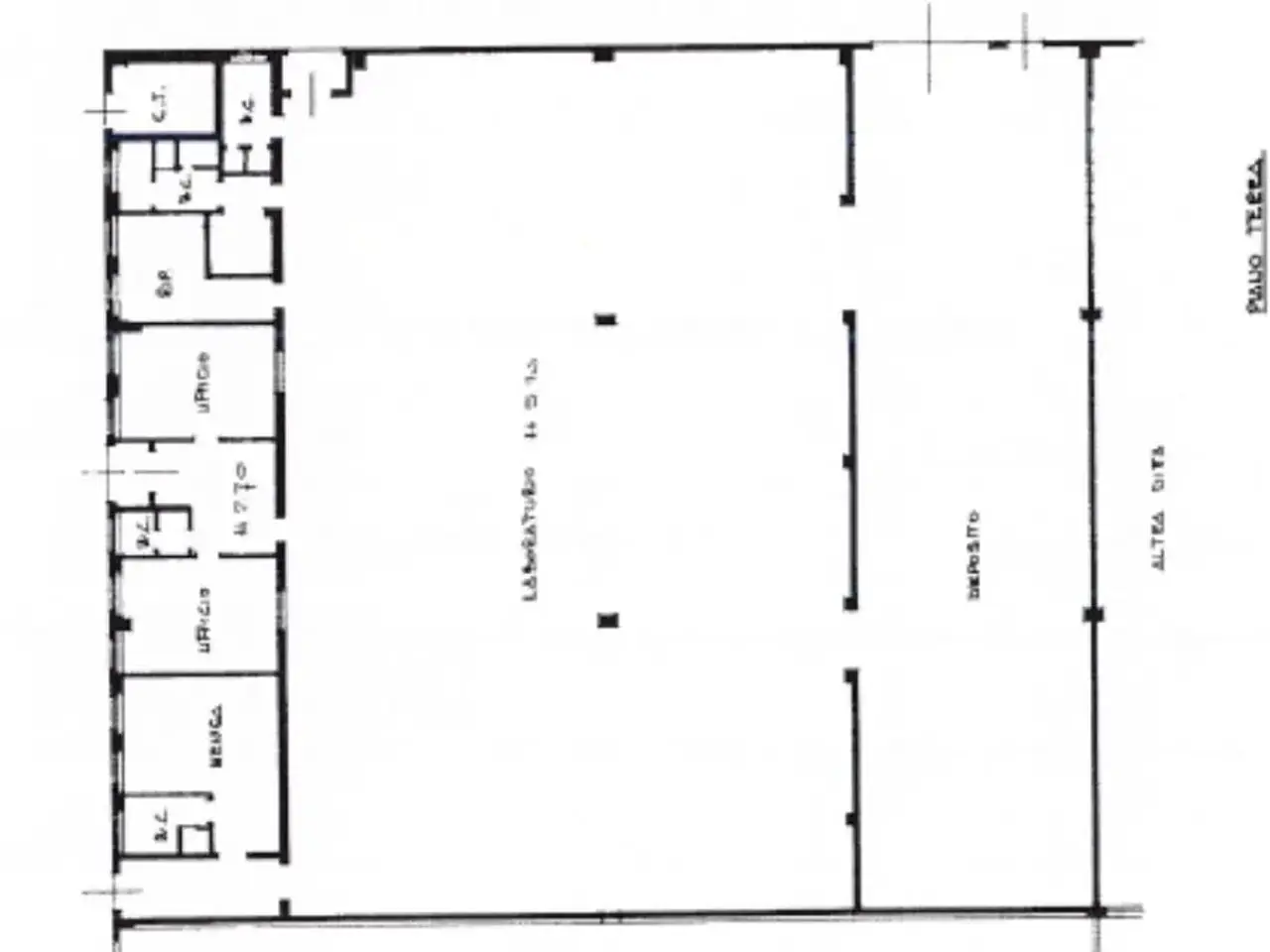 Capannone in Via l. Grassi, Trezzo Sull'Adda, {3} - Planimetria 1