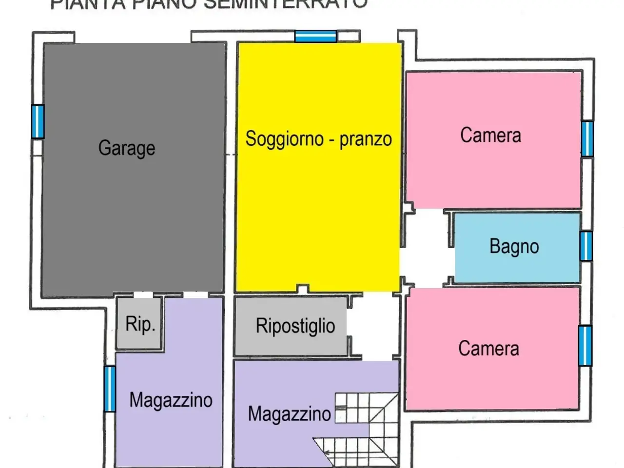 Palazzina commerciale in Via Leonardo da Vinci, Norma, {3} - Planimetria 1