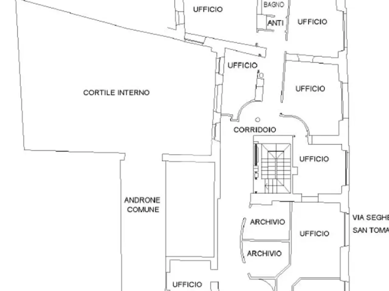Ufficio in Via Giosuè Carducci 19, Verona, {3} - Planimetria 1