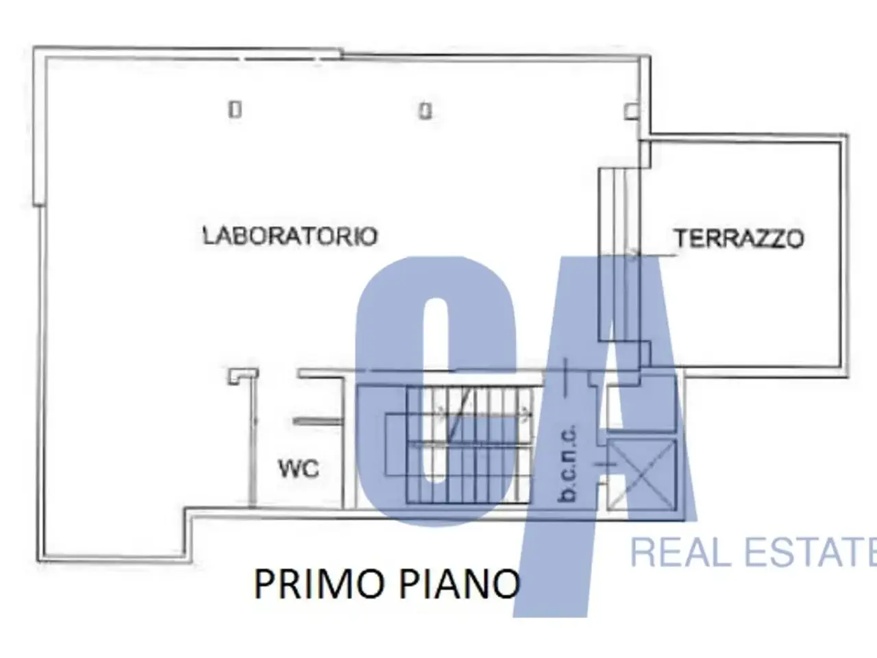 Ufficio in Via Forcella Vincenzo, Milano, {3} - Planimetria 1