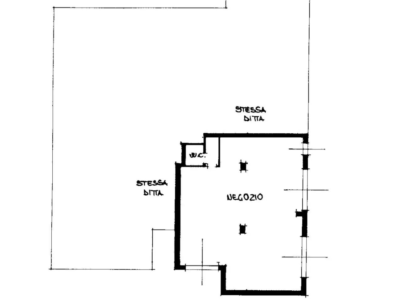 Negozio in Via Lombroso 5e, Reggio Emilia, {3} - Planimetria 1