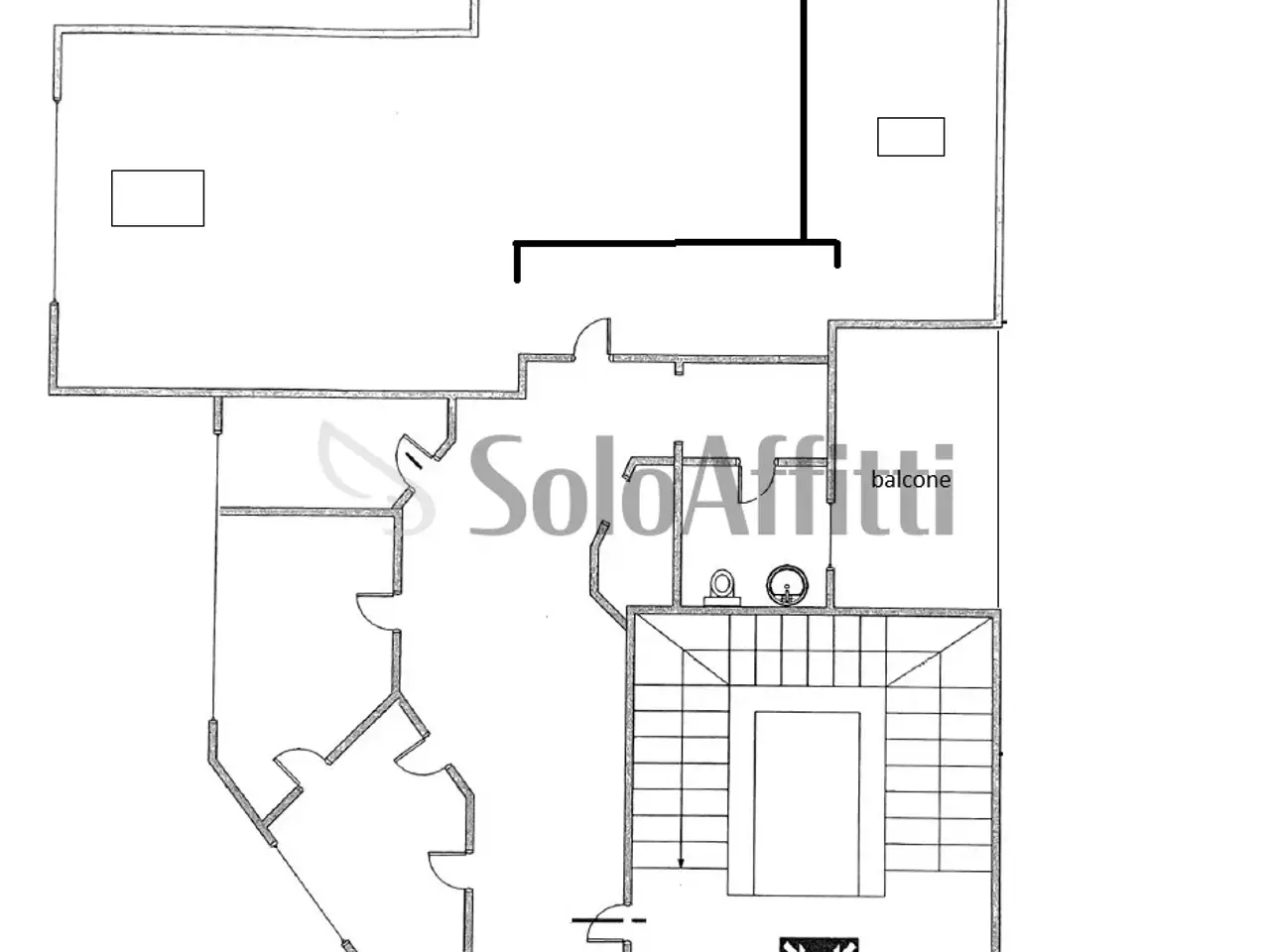 Negozio in Strada di San Mauro 136, Torino, {3} - Planimetria 1