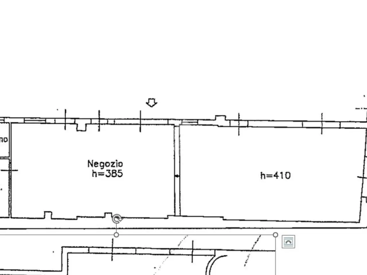Negozio in Via Ravegnana, Forli', {3} - Planimetria 1