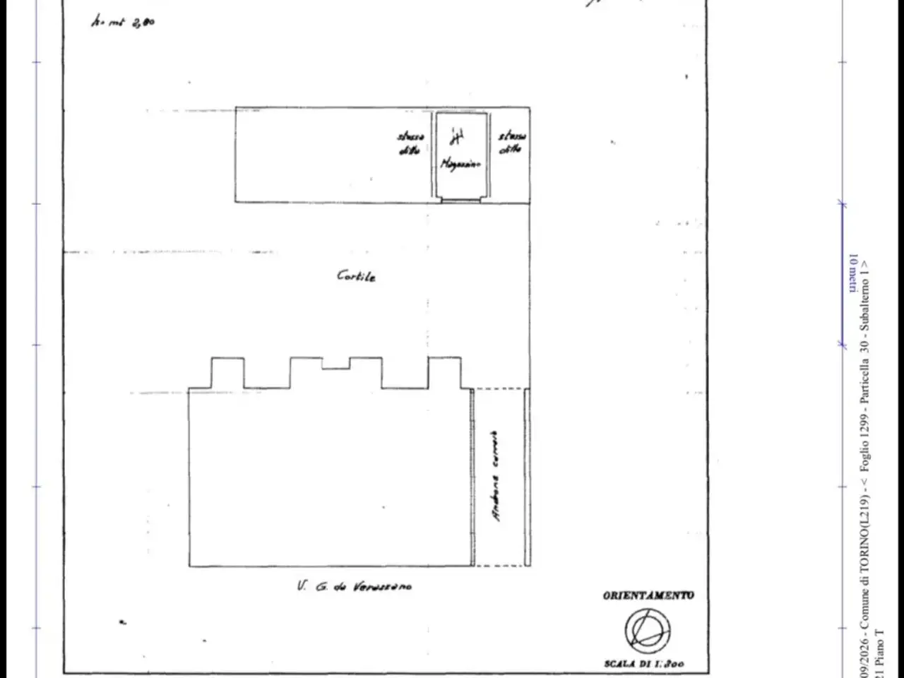 Palazzina commerciale in Via Giovanni da Verazzano 21/H, Torino, {3} - Planimetria 1