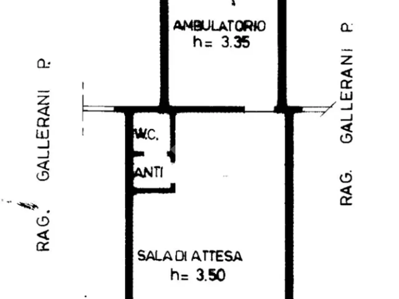 Negozio in Negozio Via Grillenzoni 2, Ferrara, {3} - Planimetria 1