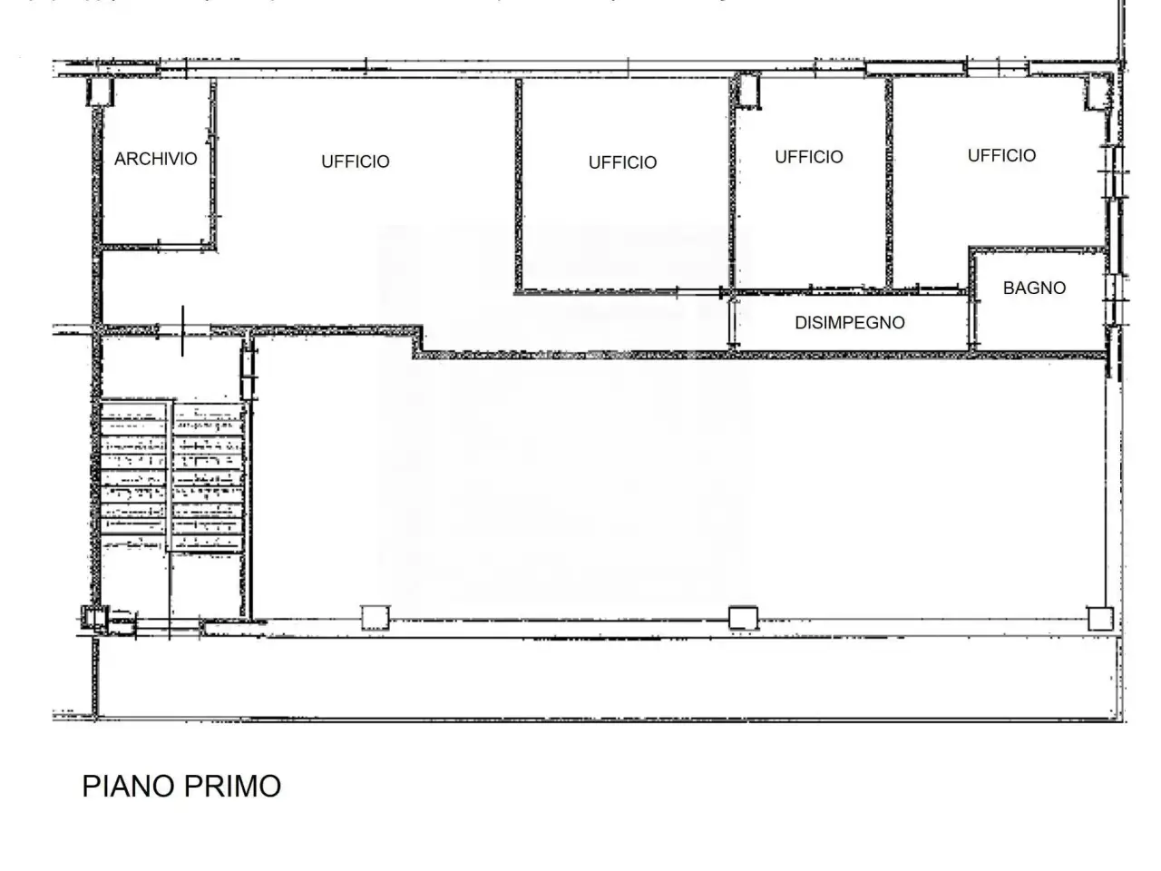 Ufficio in Via Yuri Gagarin 5, Reggio Emilia, {3} - Planimetria 1