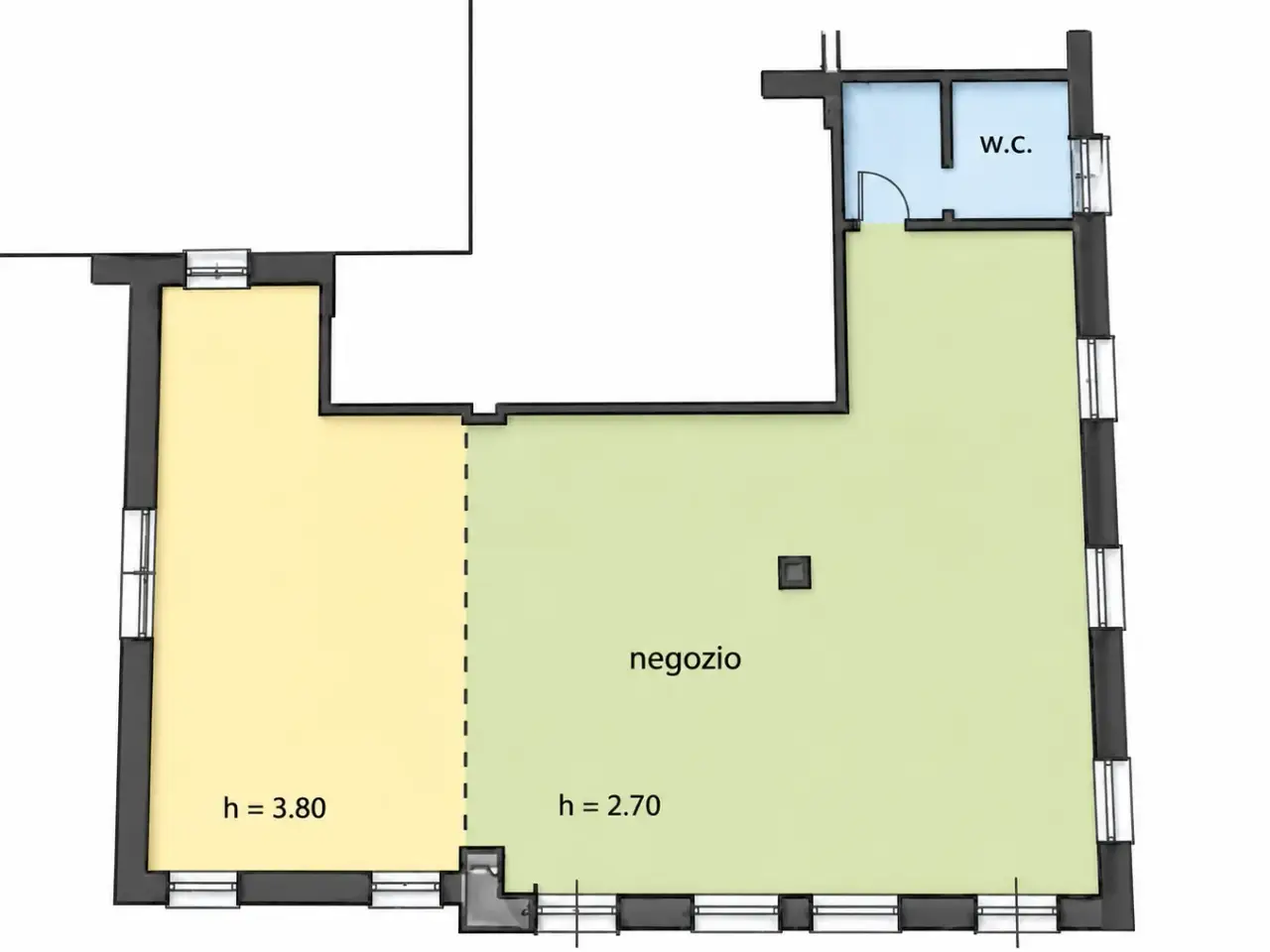 Negozio in Via Roma, Lonigo, {3} - Planimetria 1