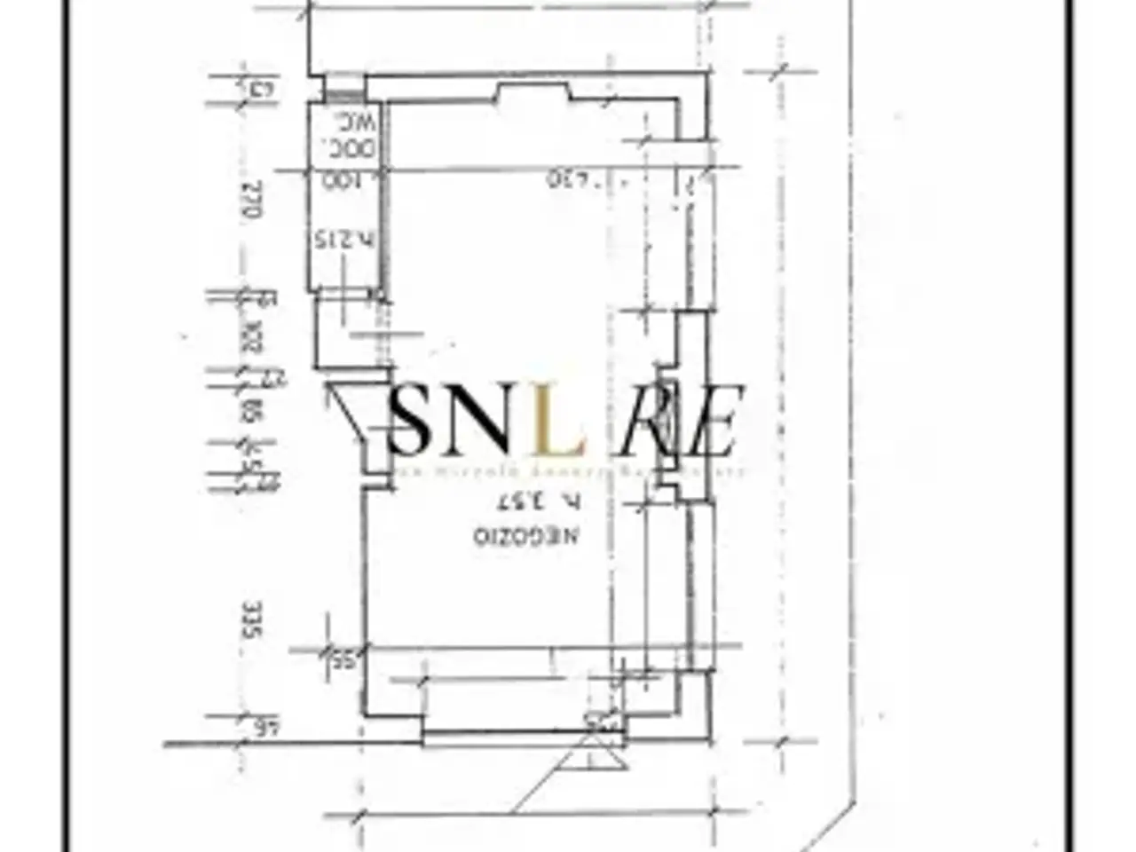 Negozio in Via G. Spinetti, Forte Dei Marmi, {3} - Planimetria 1