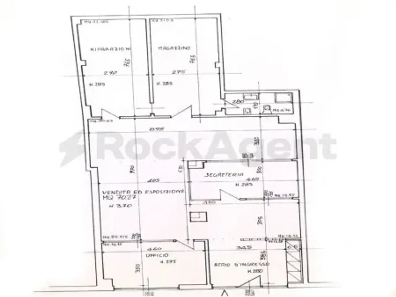 Negozio in Via Benedetto Croce 172, Pescara, {3} - Planimetria 1