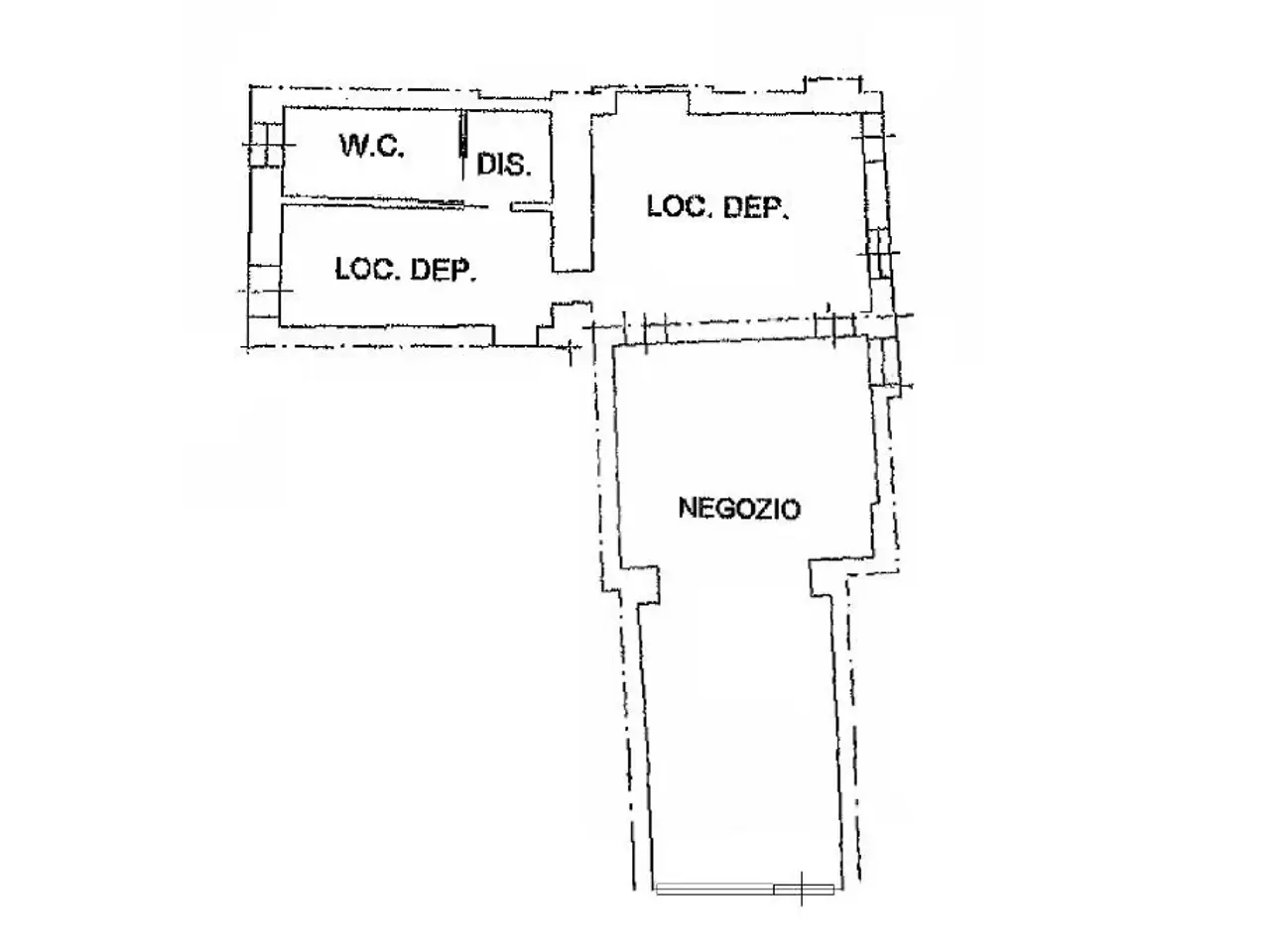 Negozio in Corso Nuova Italia 181, Santhia', {3} - Planimetria 1