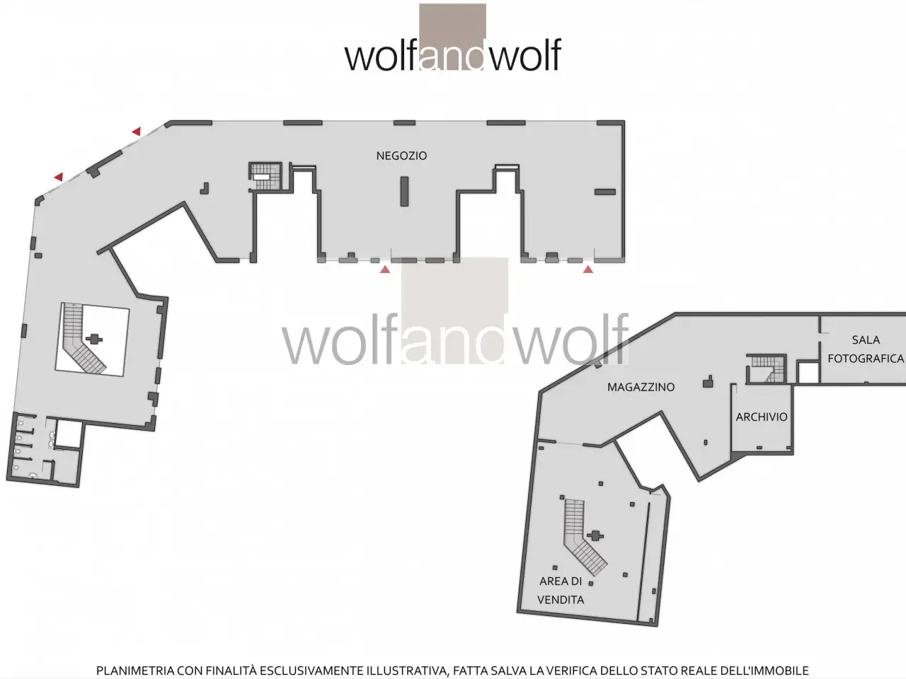 Ufficio in Via Milano 25, Corsico, {3} - Planimetria 1