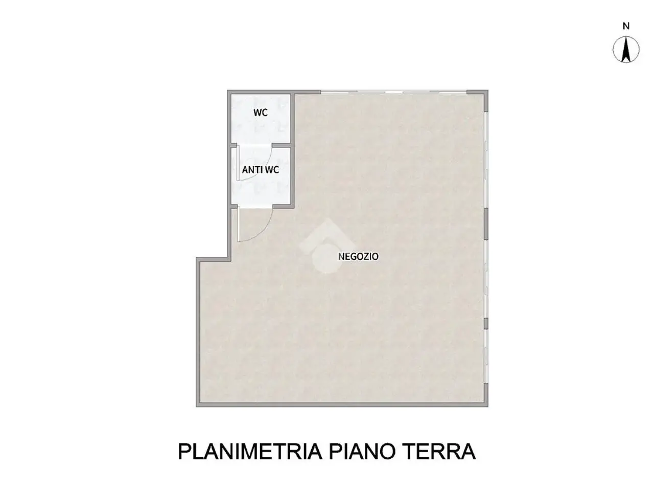Negozio in Via Piazzoni, Manerbio, {3} - Planimetria 1