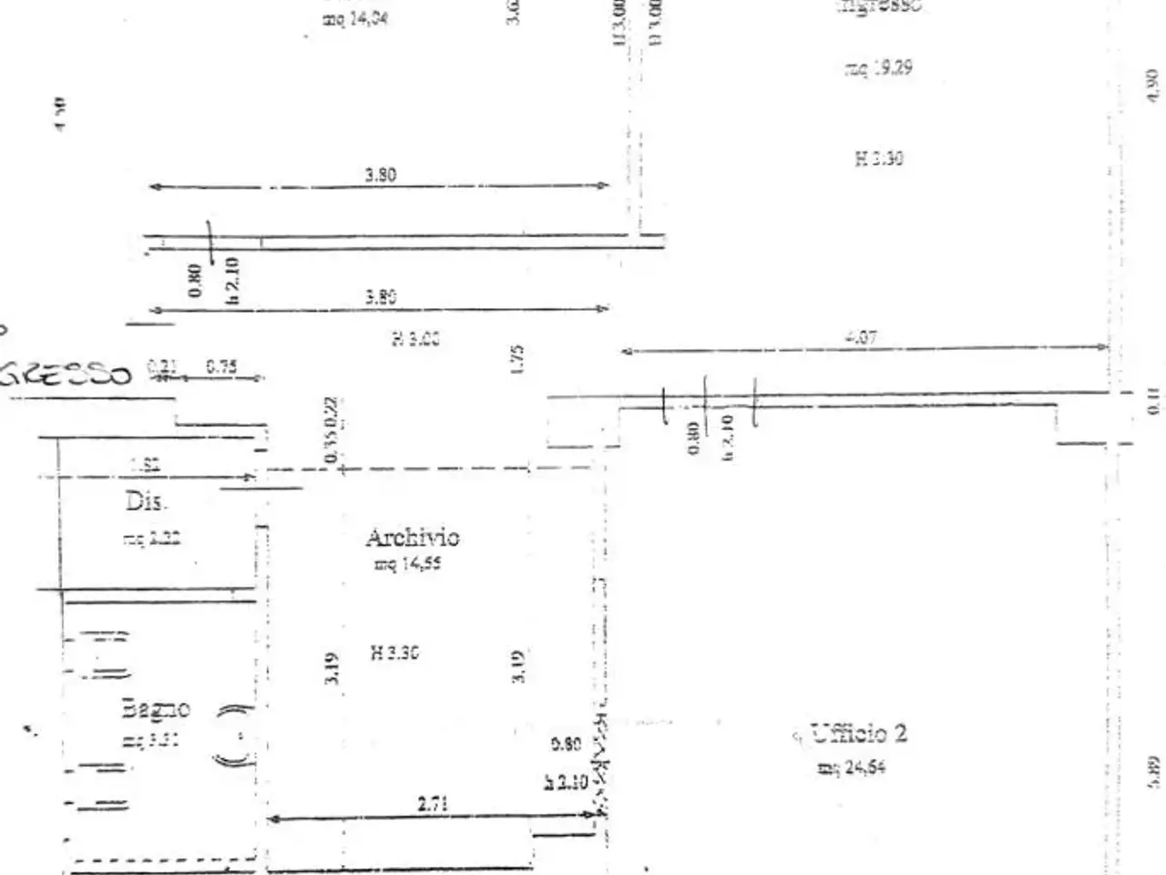 Ufficio in Via Tosco Romagnola 1, Cascina, {3} - Planimetria 1