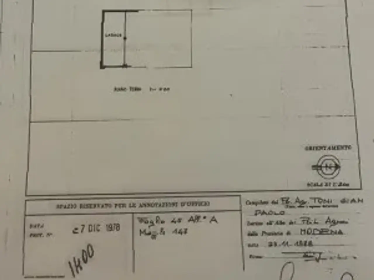 Capannone in Via Montanara 22, Castelnuovo Rangone, {3} - Planimetria 1