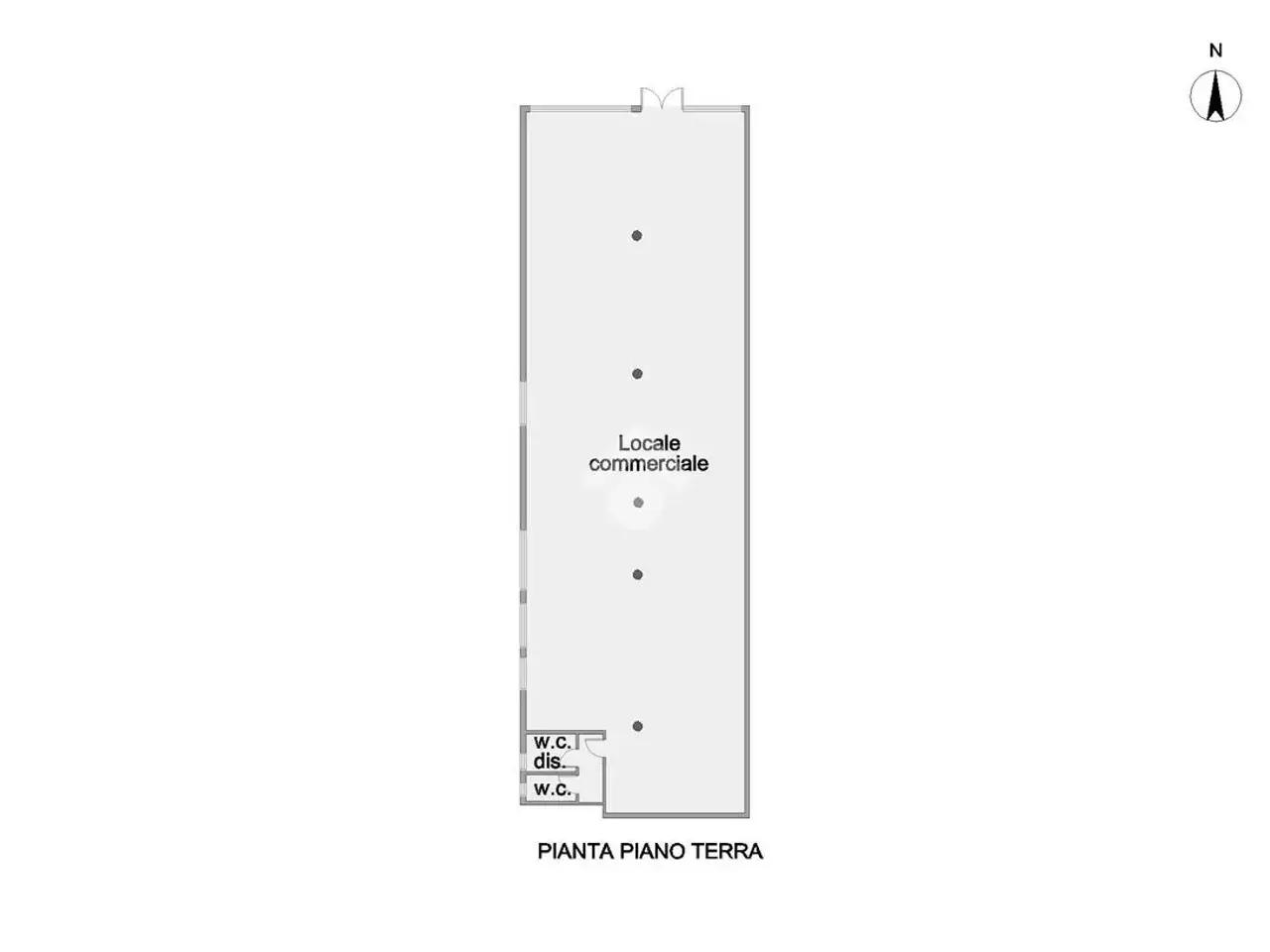 Negozio in Via Nazionale 141, Tortoreto, {3} - Planimetria 1