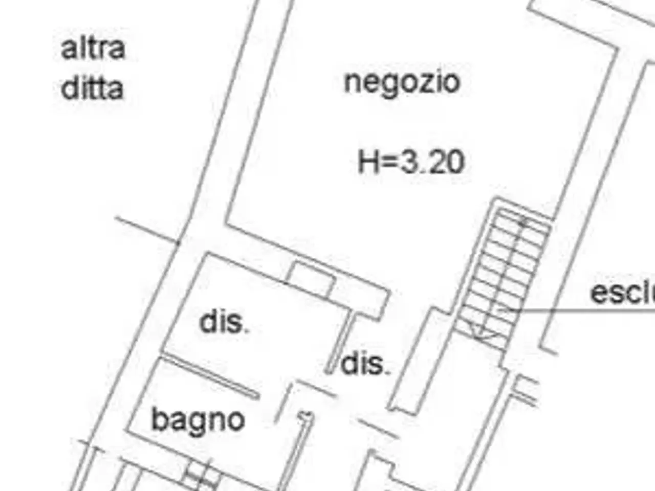 Negozio in Corso Vittorio Veneto 40, Osio Sotto, {3} - Planimetria 1