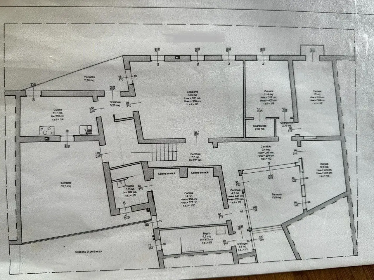 Appartamento in vendita, Campo San Bernardo, Venezia - Planimetria 1