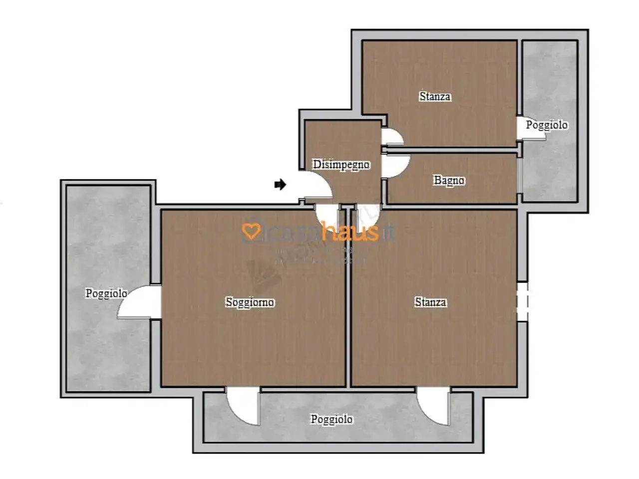 Albergo in , Ville d'Anaunia, {3} - Planimetria 1