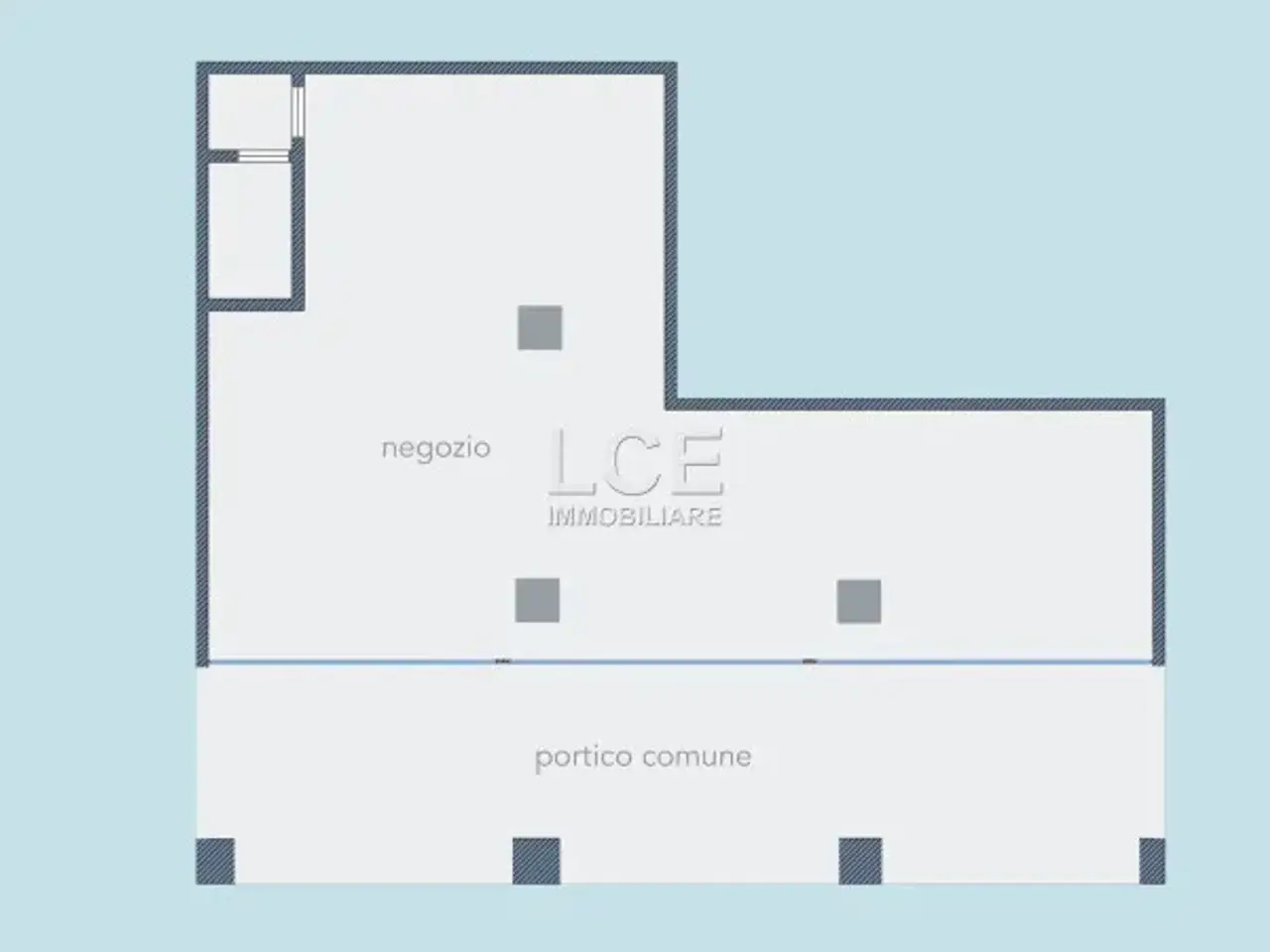 Negozio in Via Colonna 909, Pordenone, {3} - Planimetria 1