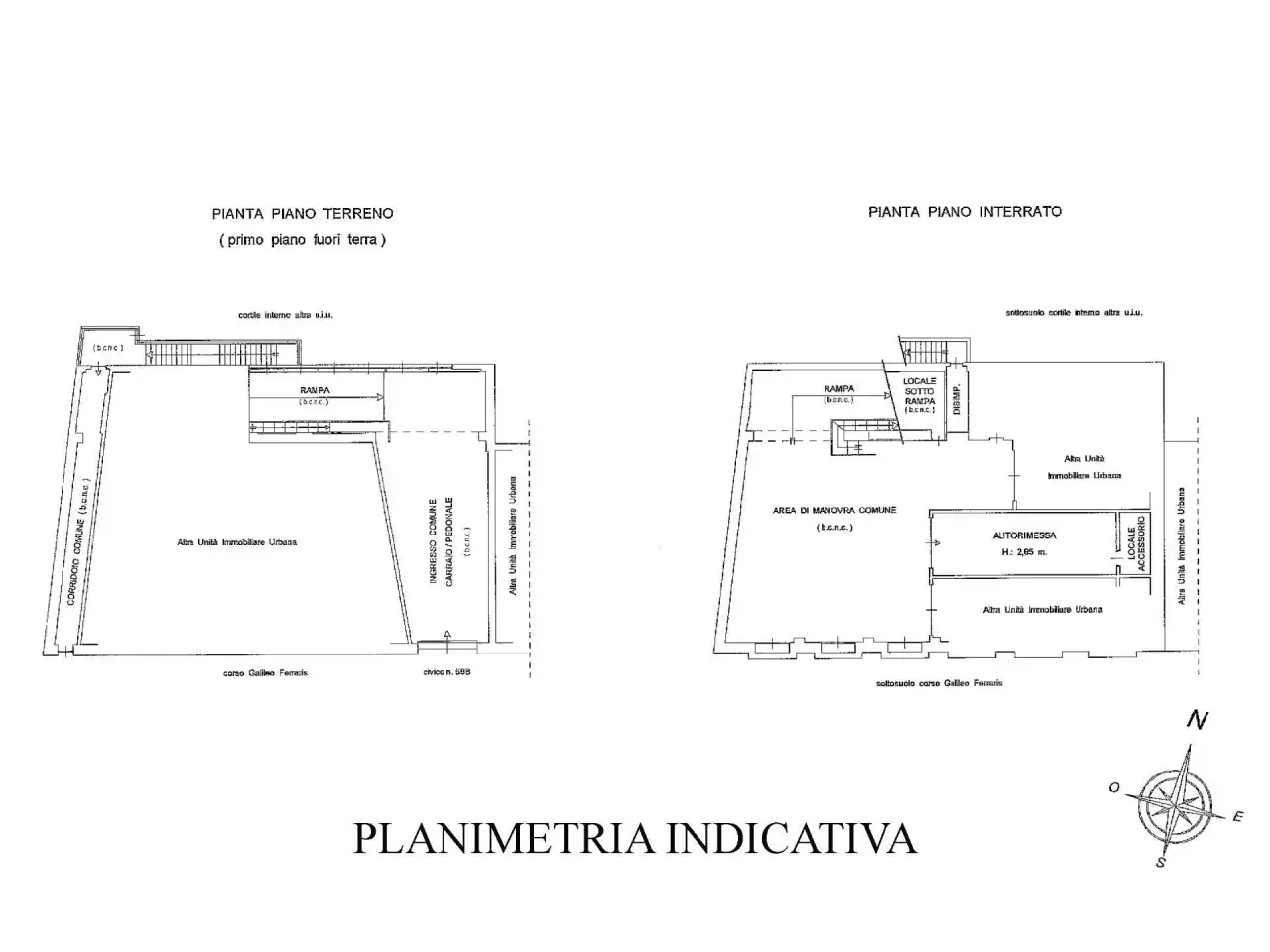 Magazzino in Corso Galileo Ferraris, Chivasso, {3} - Planimetria 1