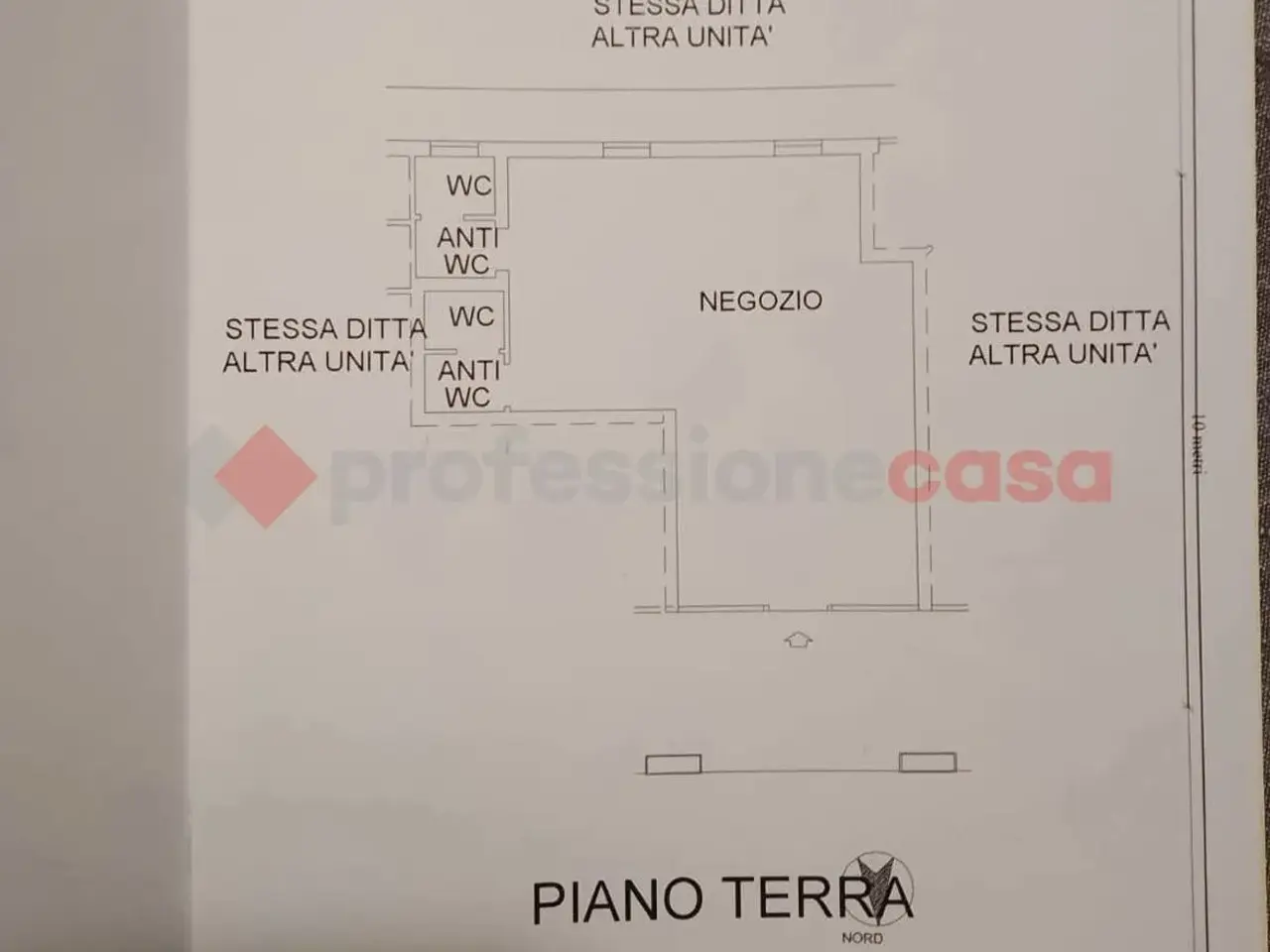 Negozio in Via Unità d'Italia Snc, Pernumia, {3} - Planimetria 1