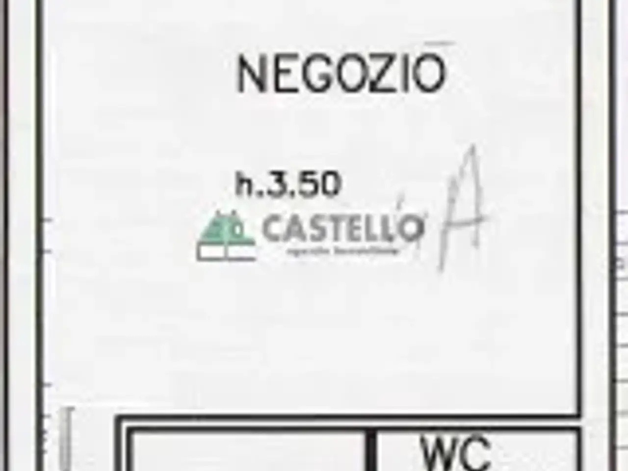 Negozio in Via Terraglione 21, Vigodarzere, {3} - Planimetria 1