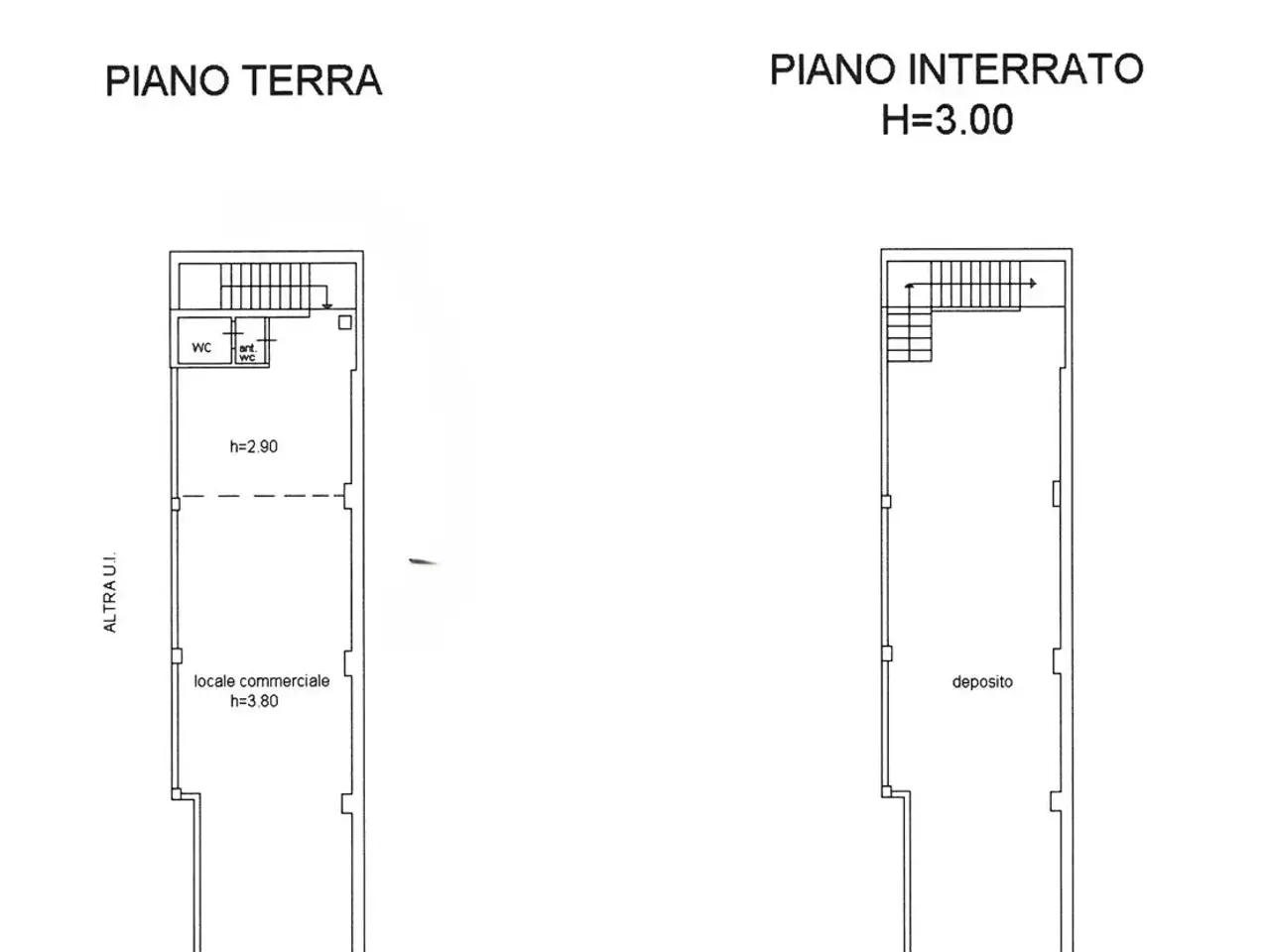 Negozio in Via Andrea da Bari  99, Bari, {3} - Planimetria 1