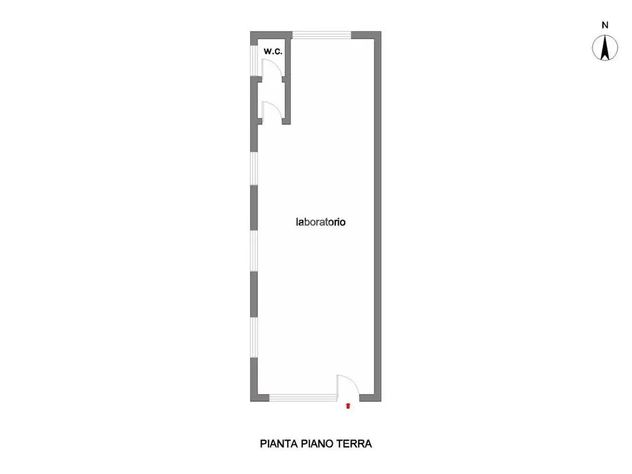 Laboratorio in Via Nazionale per Teramo 24, Mosciano Sant'Angelo, {3} - Planimetria 1