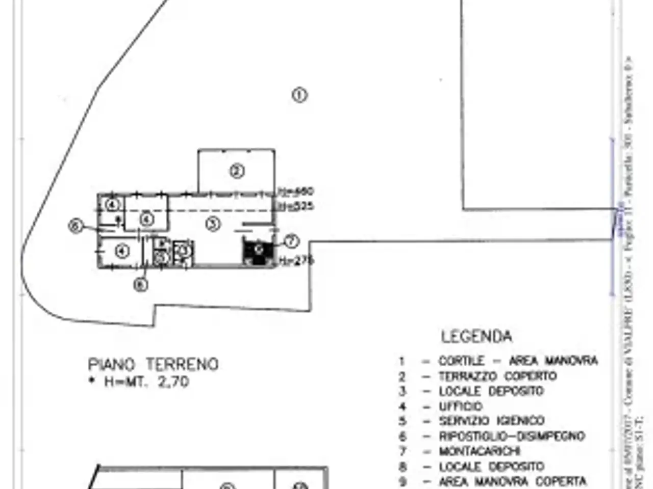Ufficio in Via Circonvallazione, Vialfre', {3} - Planimetria 1