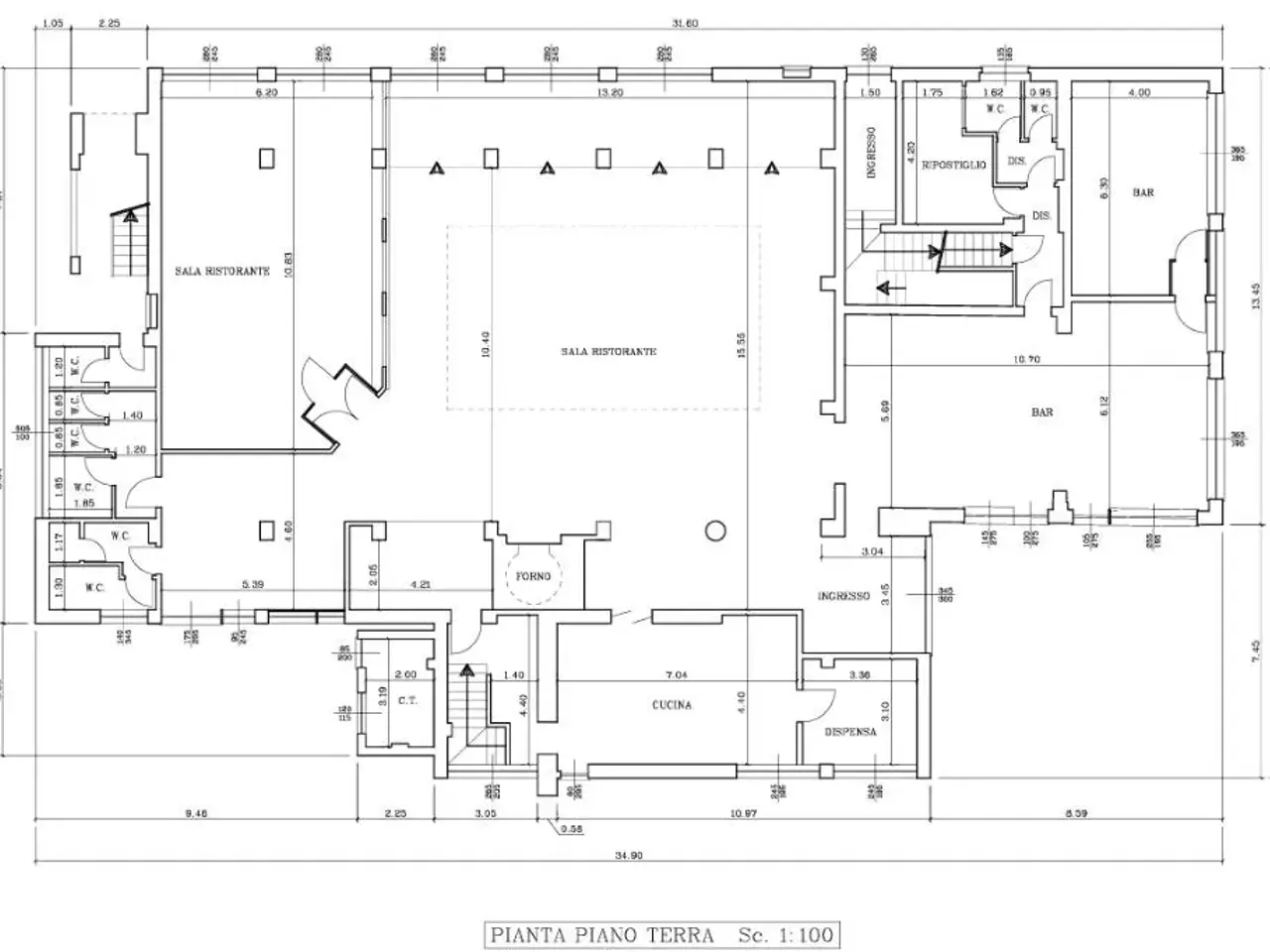 Negozio in Viale Guglielmo Marconi 30, Romano Canavese, {3} - Planimetria 1