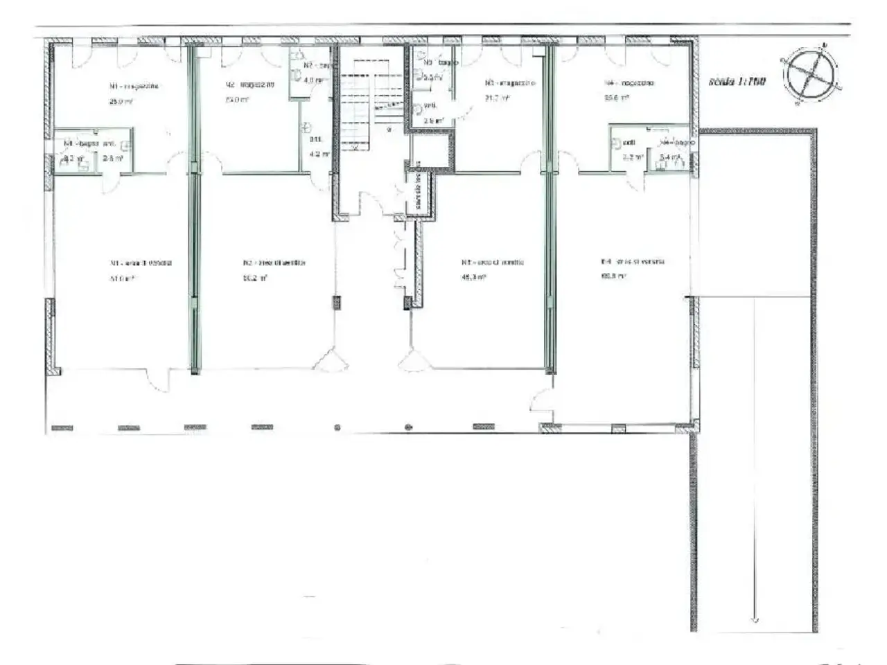 Negozio in Via Unione 48, Vedelago, {3} - Planimetria 1